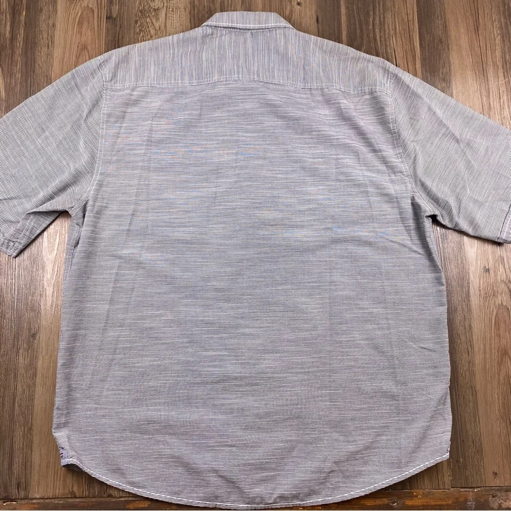 Drill NYC Men’s Short Sleeve Casual Button Down Shirt Light Weight Size 3XLB - Picture 5 of 10